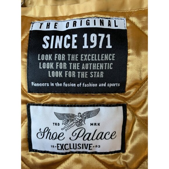 Vintage 49ers Gold Starter Black Label Jacket Red Trim Quilted Sz S 8684 EUC - Picture 3 of 10